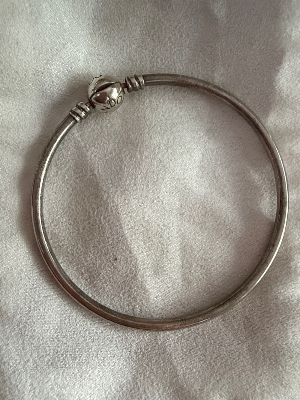 Pandora Sterling Silver Bangle Bracelet - Classic Silver